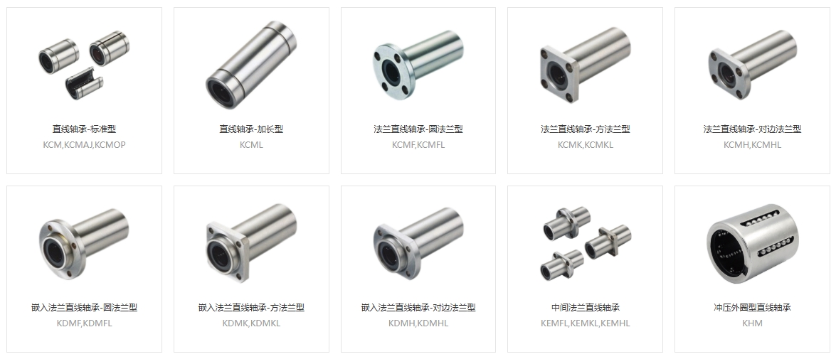 直線軸承，軸承震動，軸承加工